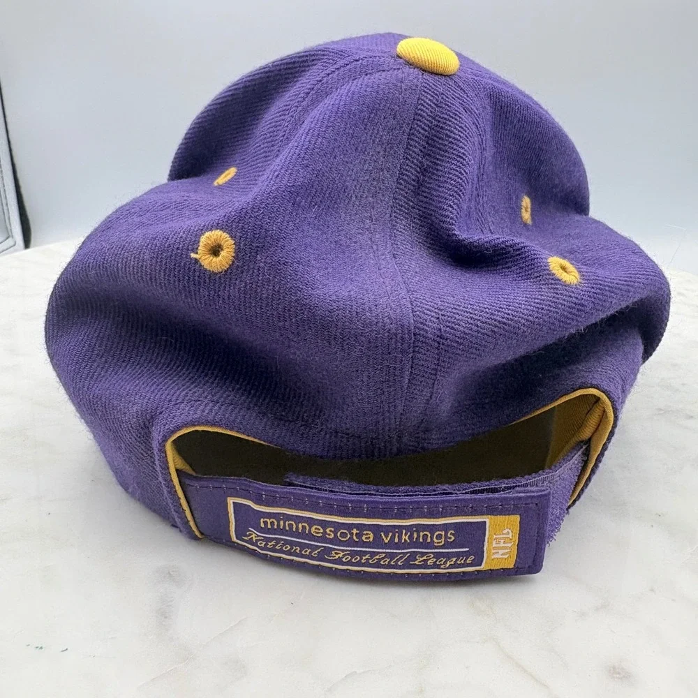 Reebok Minnesota Vikings Hat Mens OS Purple Gold NFL Football Embroidered Cap